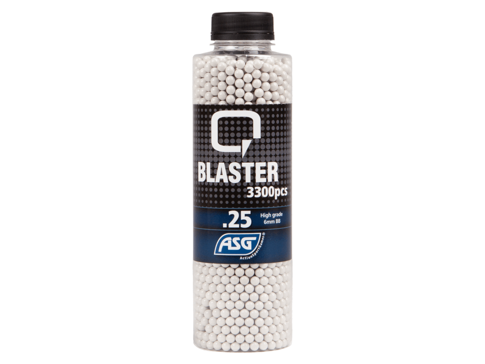 Q-Blaster Softgunkuler - 0,25 g 3300stk - Game-On.no