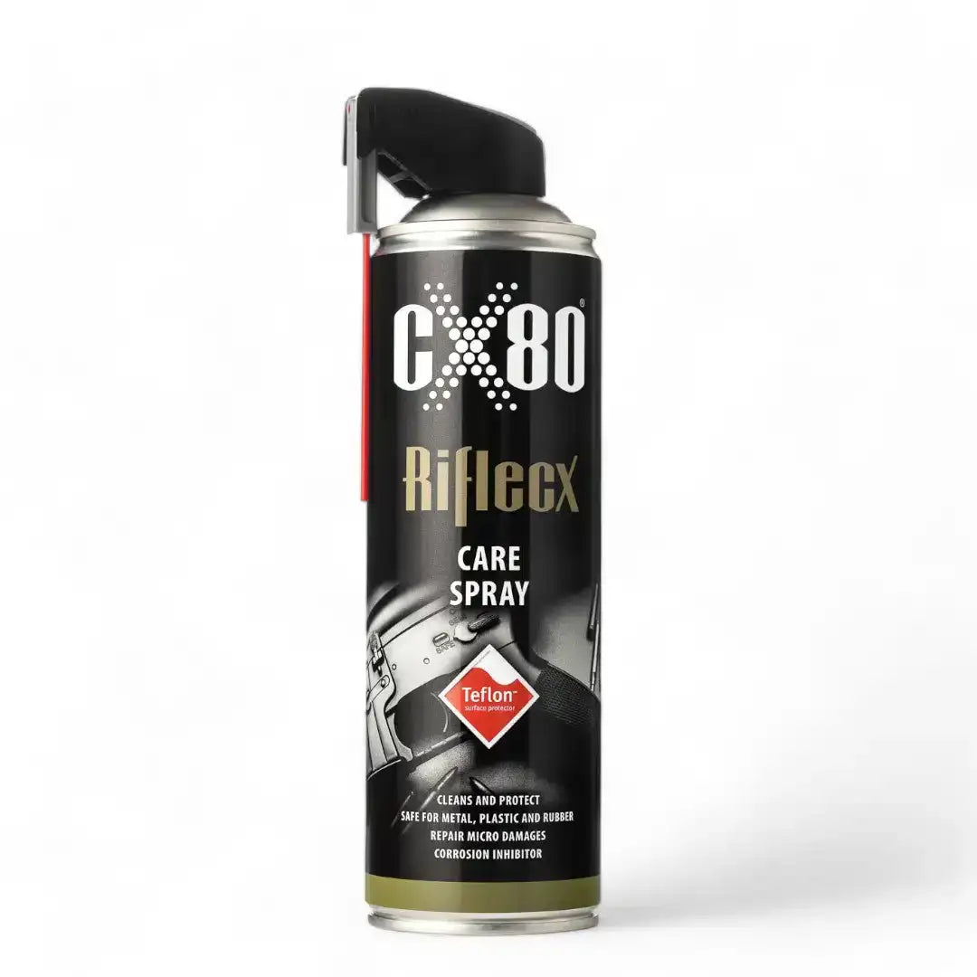 RifleCX Teflonspray 500ml – Tørrsmøring for presisjonsdeler og våpen - Game-On.no