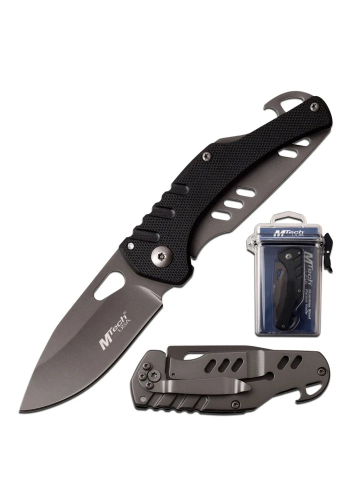 Multifunctional Folding Knife with Waterproof Container