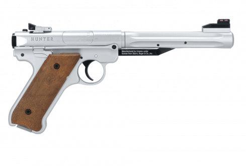 Ruger Mark IV Luftpistole - 4.5mm Pellet - Silber / Braun - Game-On.no