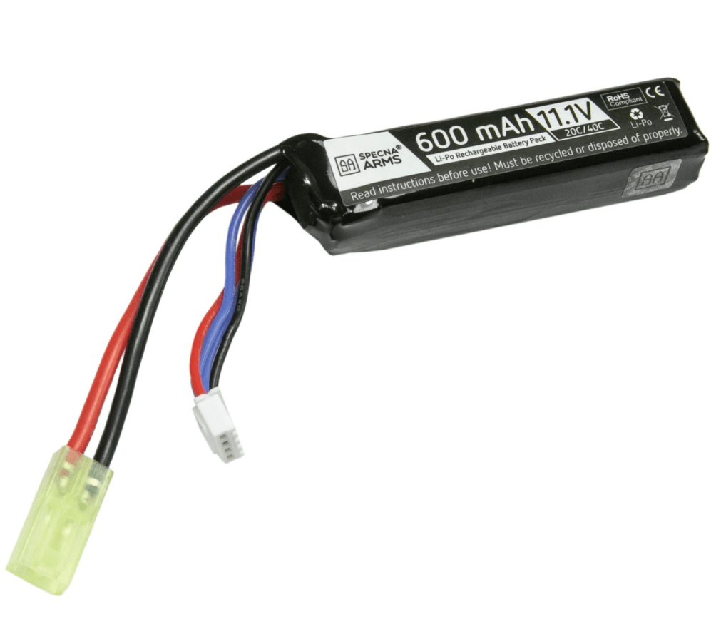 SA - Li-Po 11,1V 600mAh 20/40C Batteri til PDW - Mini Tamiya - Game-On.no