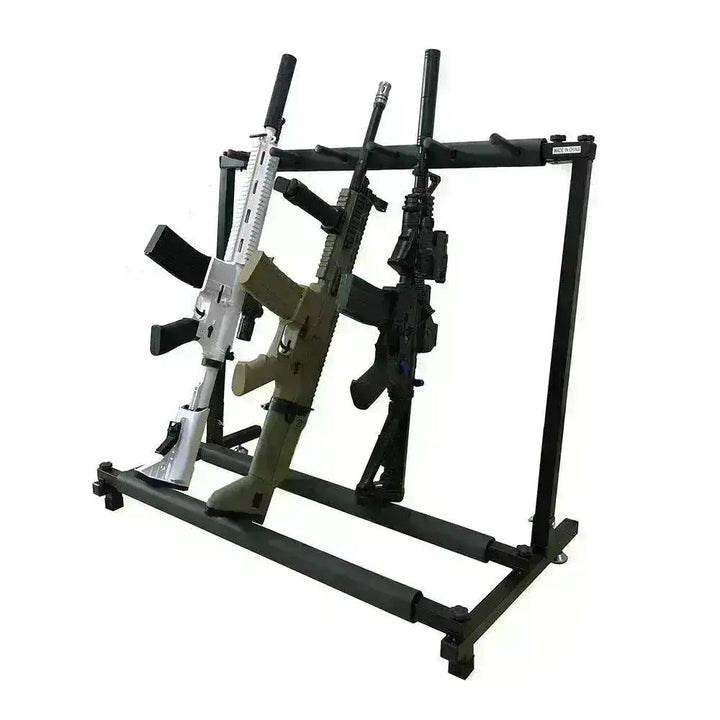 Sammenleggbart riflestativ til oppbevaring av 5stk Rifler - Game-On.no