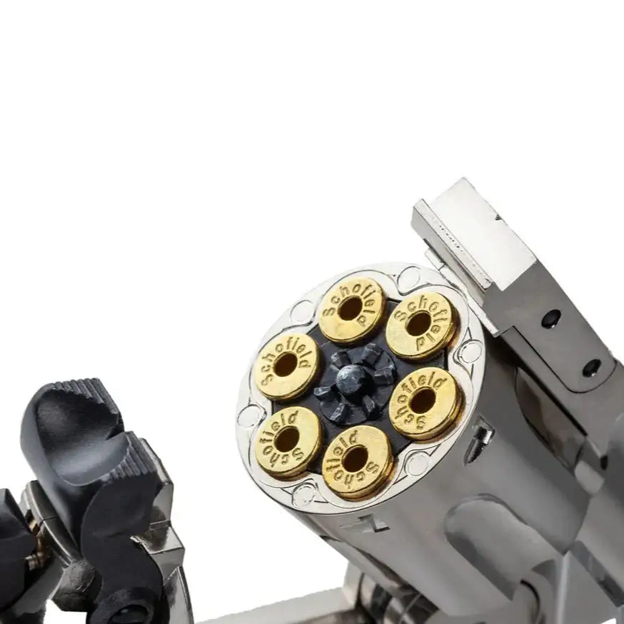 Schofield 6`- Luftvåpen Revolver - 4.5mm Pellet - Sølv - Game-On.no