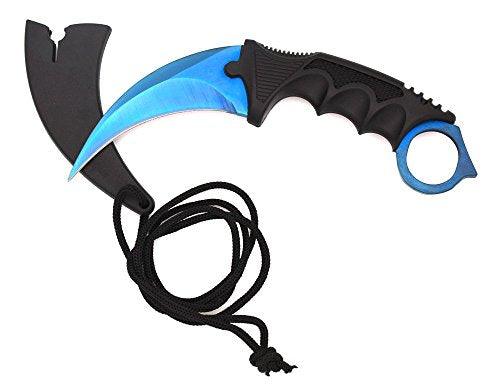 SE - Tactical Karambitstyle Messer - Blau - Game-On.no