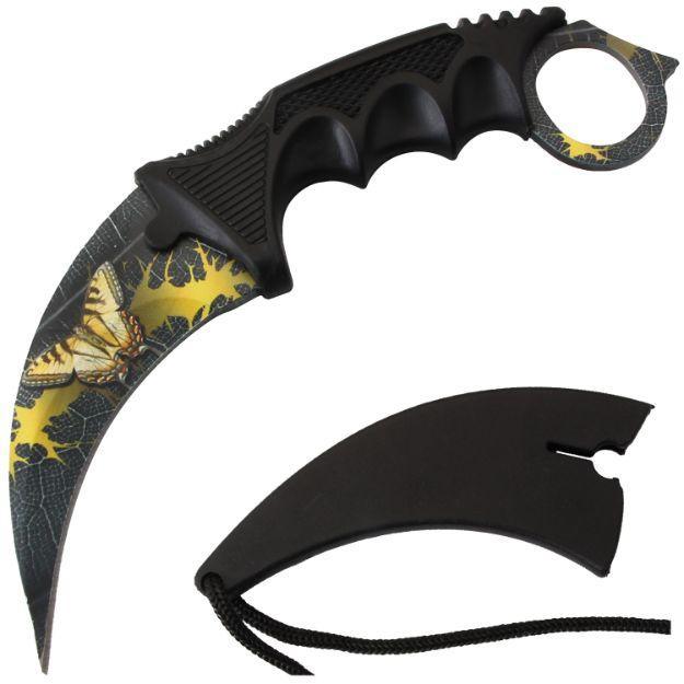 SE - Tactical Karambitstyle Knife - Butterfly - Game-On.no