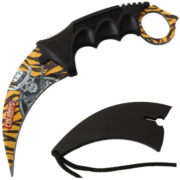 SE - Tactical Karambitstyle Knife - Cowboys - Game-On.no