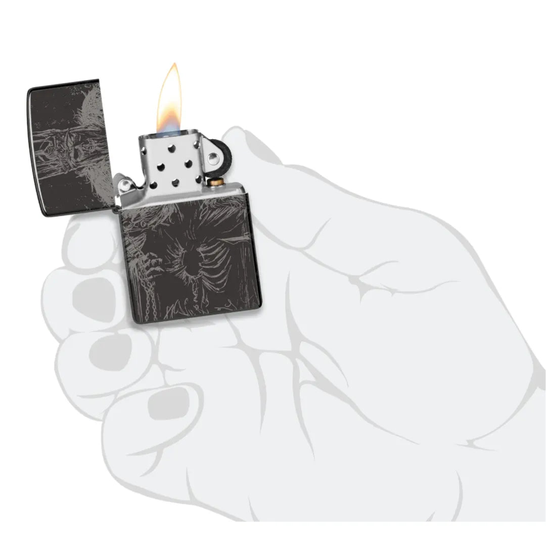 Skull King Motiv - Lighter - Game-On.no