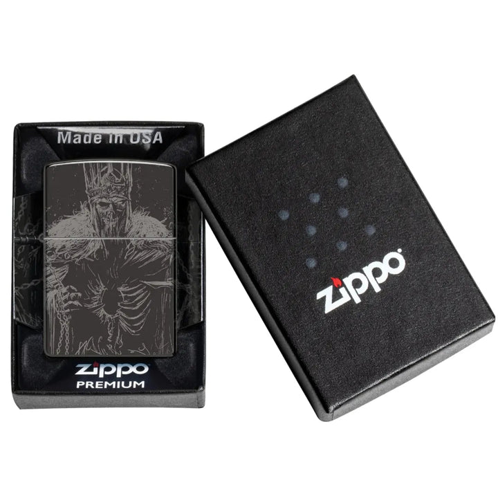 Skull King Motiv - Lighter - Game-On.no
