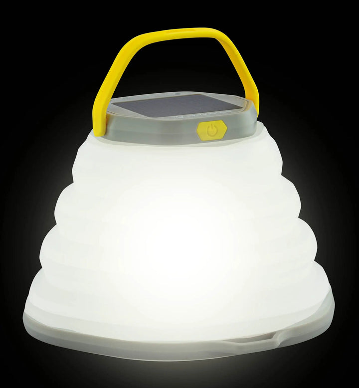 Skywoods - Solcelledrevet Campinglampe på 300 Lumen - Sammenlegbar - Game-On.no