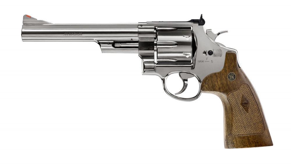 Smith & Wesson - M29 6.5 CO2 Drevet Softgunrevolver - Blå Polert - Game-On.no