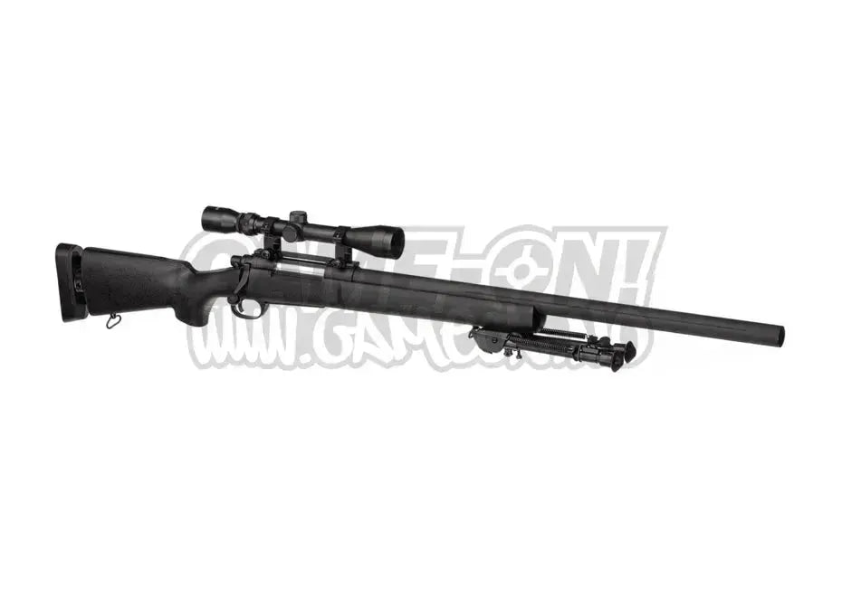 Snow Wolf - M24 SWS Airsoft Sniper med Tofot og Kikkertsikte - S - Game-On.no