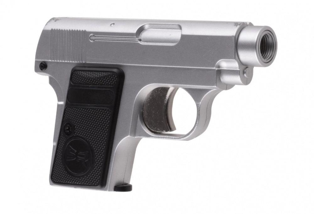 SRC - GGH0401 Pocket Gun Gasbetriebene Softgun-Pistole - Silver - Game-On.com