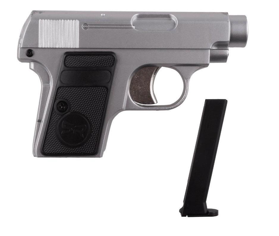 SRC - GGH0401 Pocket Gun Gas powered softgun pistol - Silver - Game-On.com