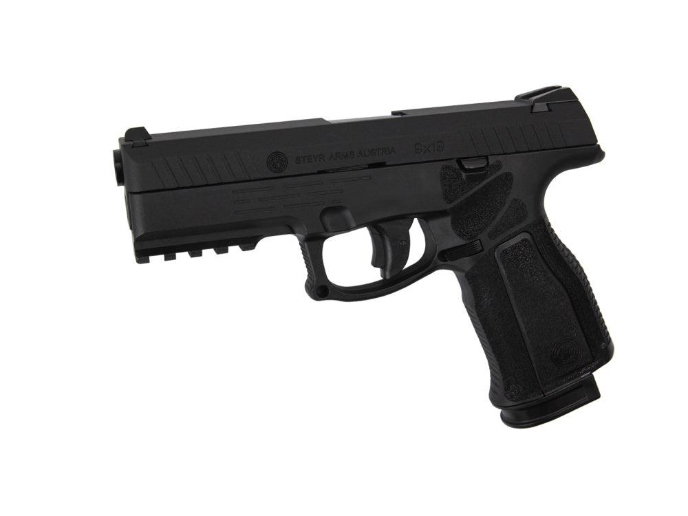 Steyr L9A2 Co2 Powered Softgun Pistol with Blowback - Black - Game-On.no