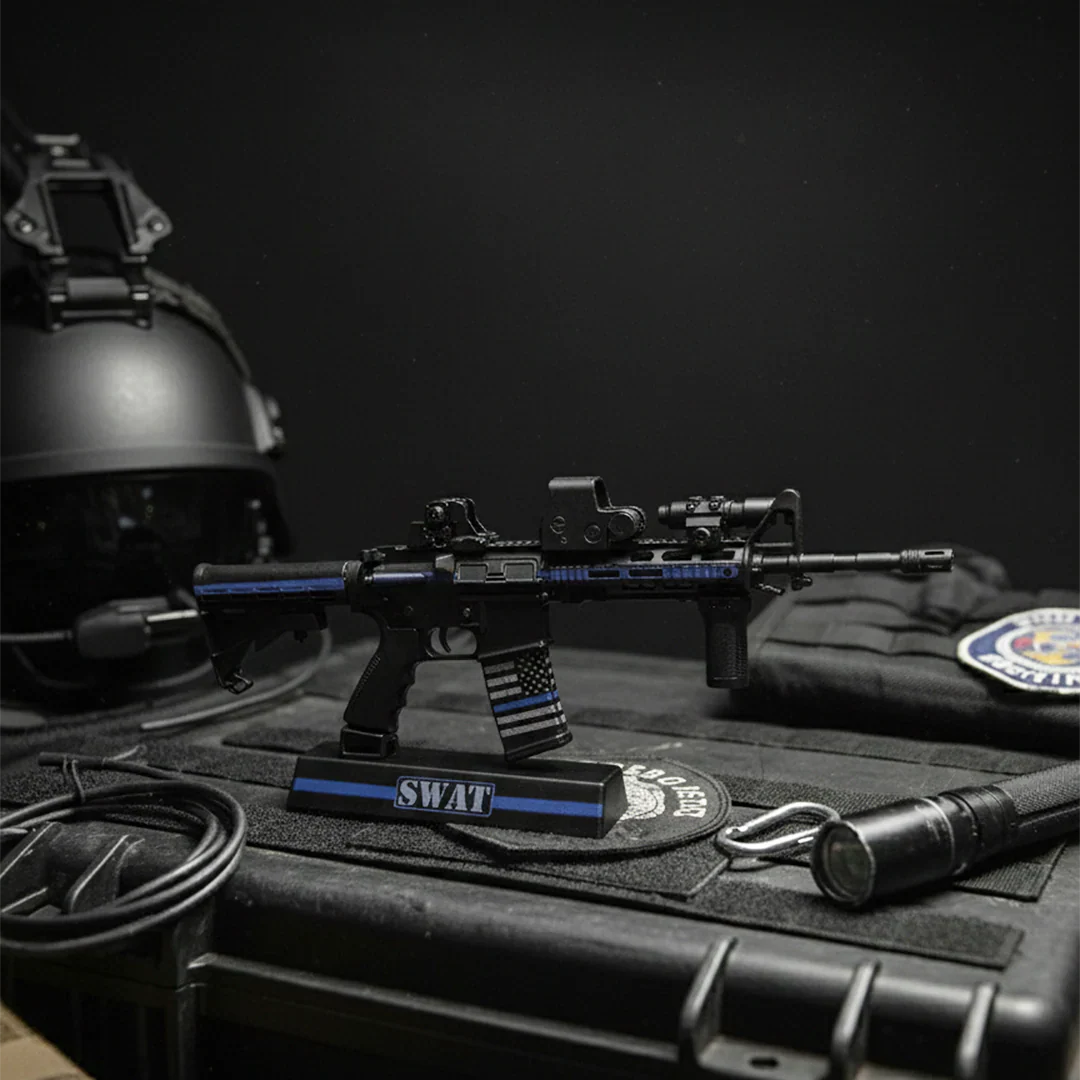 Goatguns - Mini AR15 Thin Blue Line/SWAT Special Edition - Replika Modell