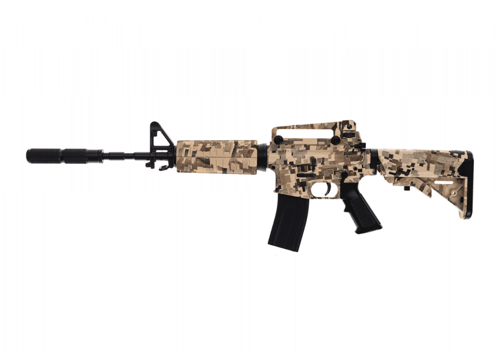 Swiss Arms - Mini M4 CAMO - Replikamodell - Game-On.no