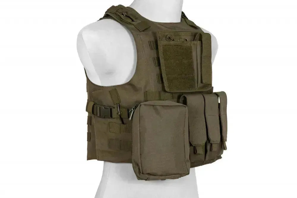 Taktisk Vest type AAC FSBE - Oliven - Game-On.no
