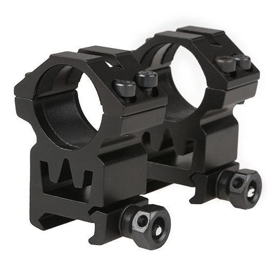 Tactical Mounting Rings Ø25 High - 21mm - Game-On.no