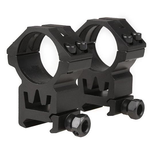 Tactical Mounting Rings Ø30 High - 21mm - Game-On.no