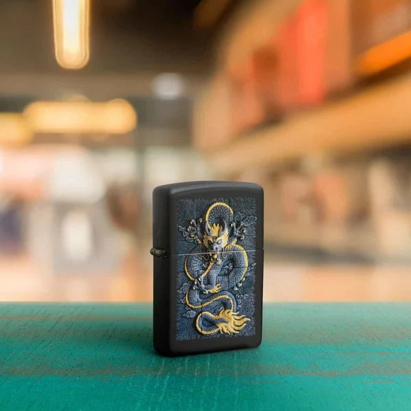 Zippo Stone Dragon Design Lighter