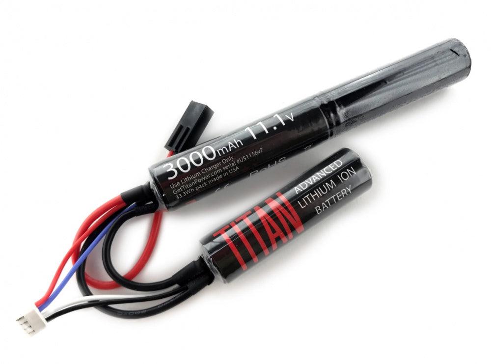 Titan 11.1v 3000mAh Li-Ion akku Nunchuck - Mini Tamiya - Game-On.no