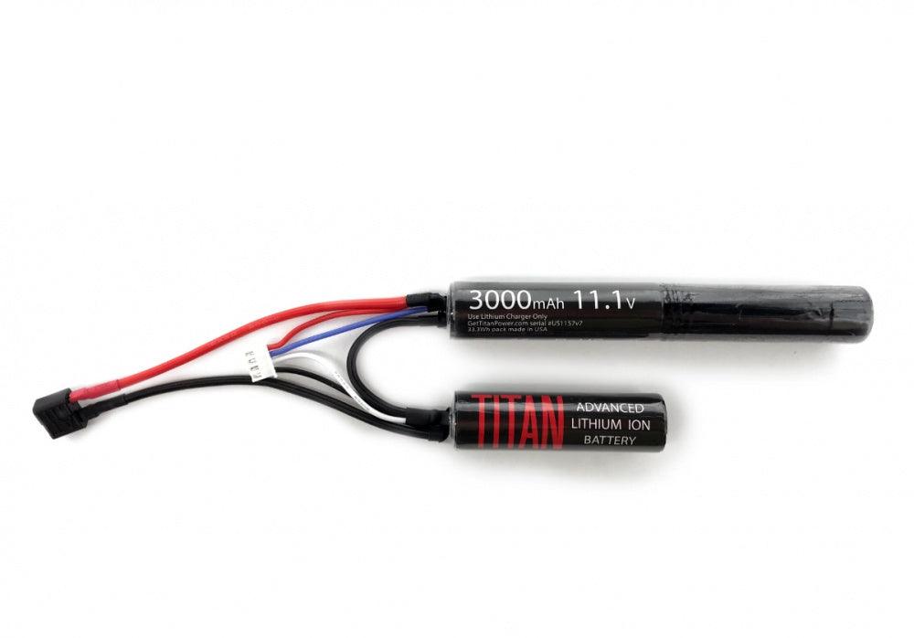 Titan 11.1v 3000mAh Li-Ion akku Nunchuck - T-Plug/Deans - Game-On.no