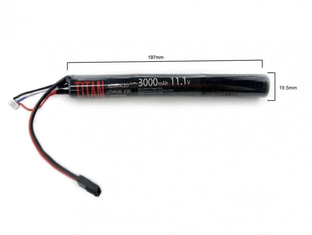 Titan 11.1v 3000mAh Li-Ion Batteri Stick - Mini Tamiya - gameon.eu