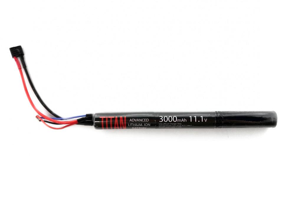 Titan 11.1v 3000mAh Li-Ion akku Stick - T-Plug/Deans - Game-On.no