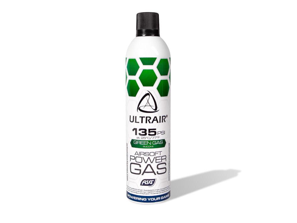 Ultrair Green - Pehmeä keinukaasu silikonilla - 570ml 135psi - Game-On.no