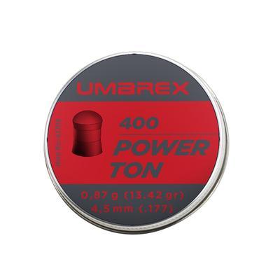 Umarex - Power Ton 13.42gr Geschosse für Luftgewehr - 4.5mm - 400Stück - Game-On.no