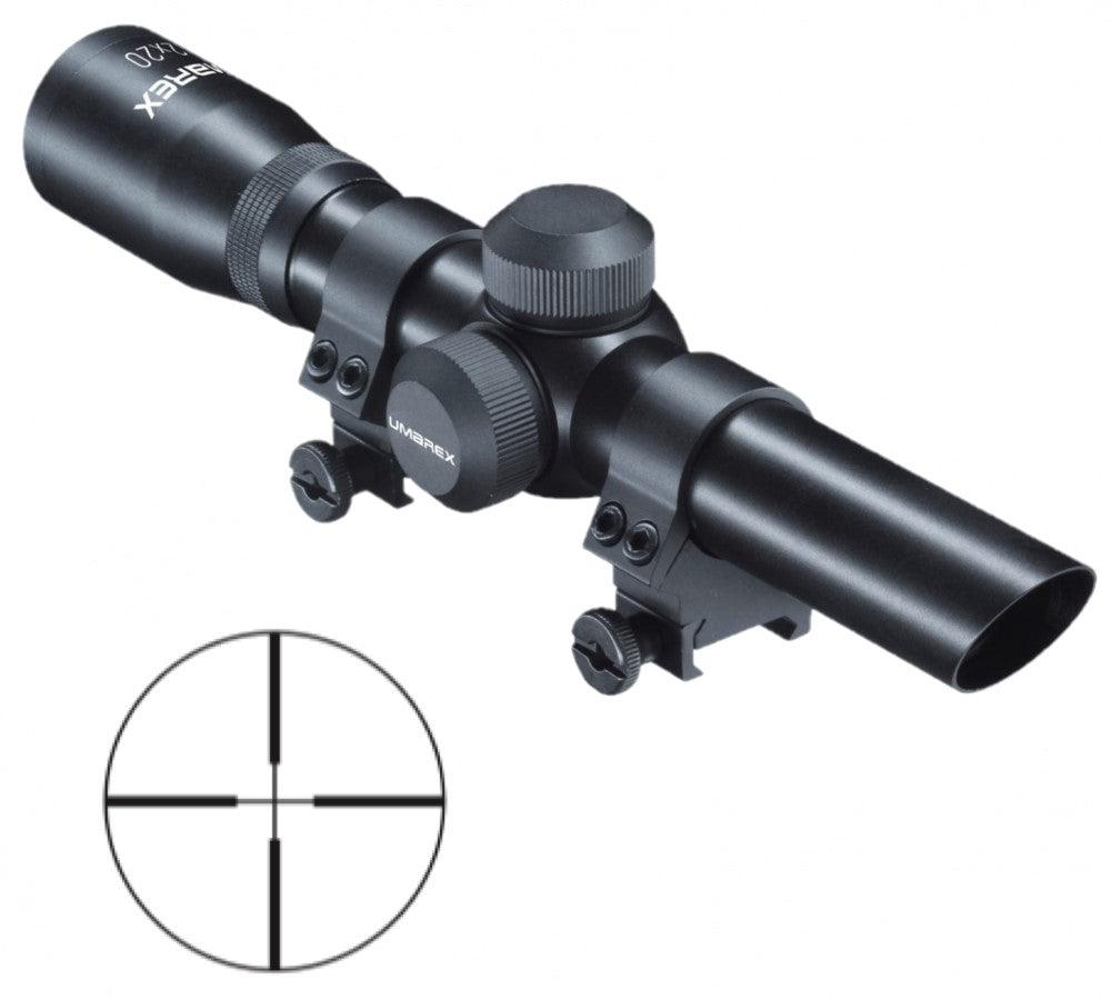 Umarex PZ2x20 Pistol Scope - 21mm - Game-On.no