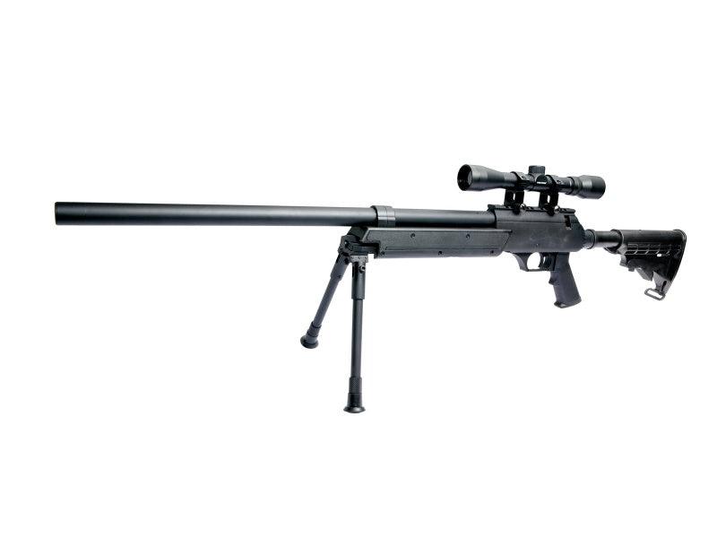 Urban Sniper - Spring-powered Airsoft rifle with scope and bipod - Game-On.no