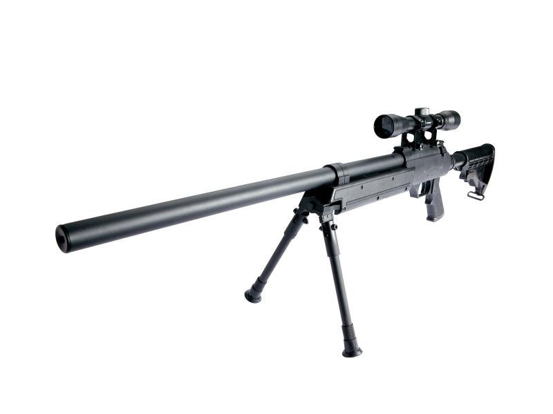 Urban Sniper - Spring-powered Airsoft rifle with scope and bipod - Game-On.no