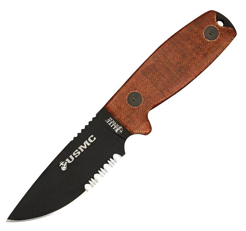 USMC Elite - Tactical Knife mit Scheide - TAN - Game-On.no