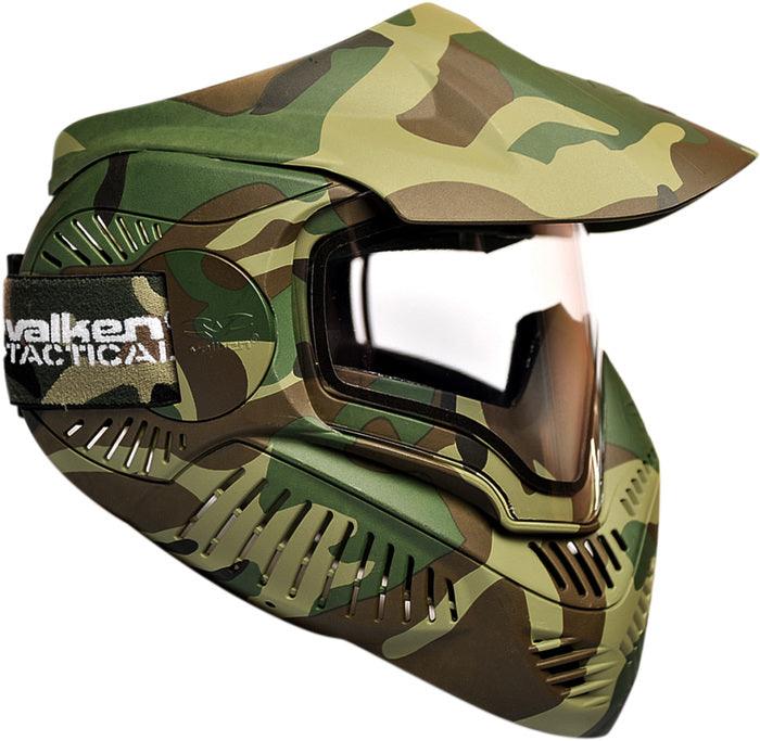 Valken MI-7 Thermal Paintball Mask - Woodland - Game-On.no