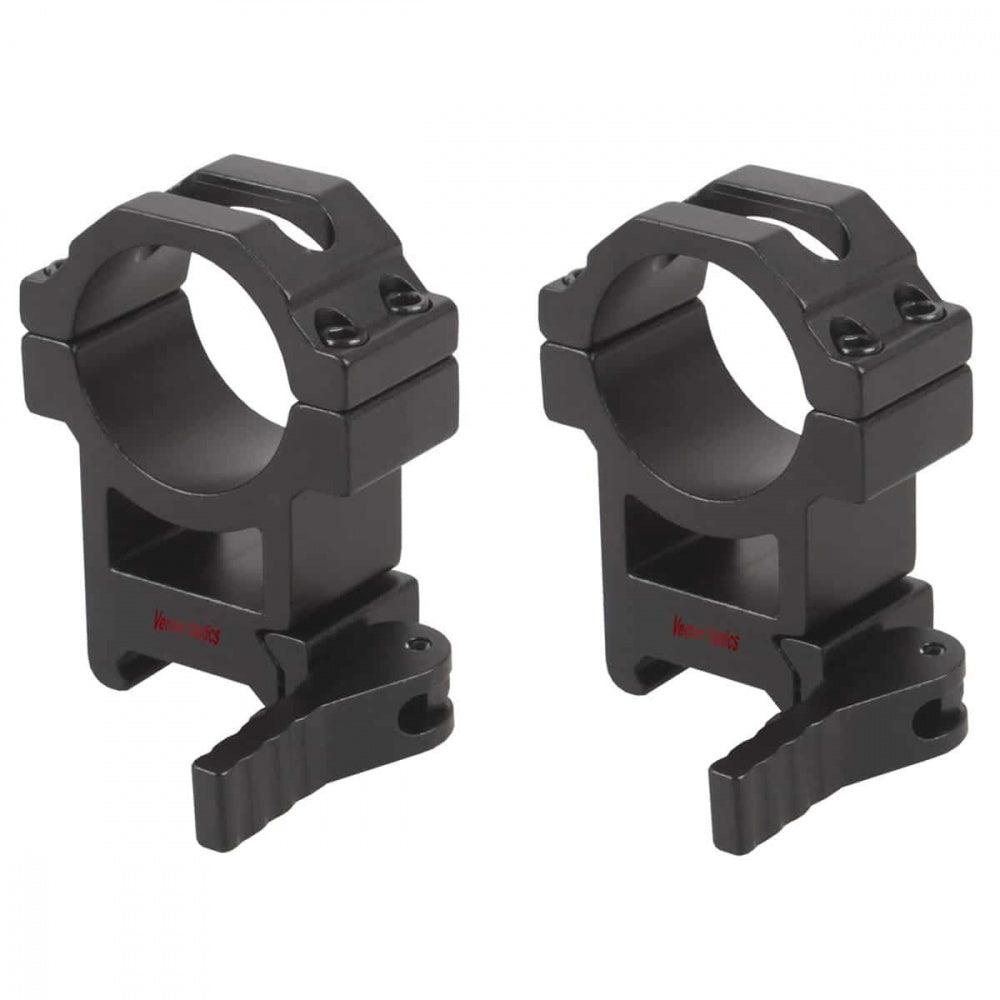 Vector - 30mm Medium Profile Mount Ringe med QD - 21mm - Game-On.no