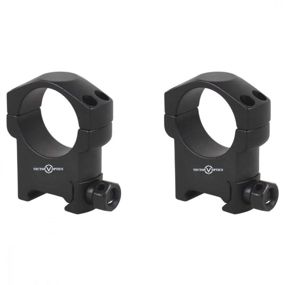 Vector - Mark High Profile Mount Ringe, Ø30 - 21mm - Game-On.no