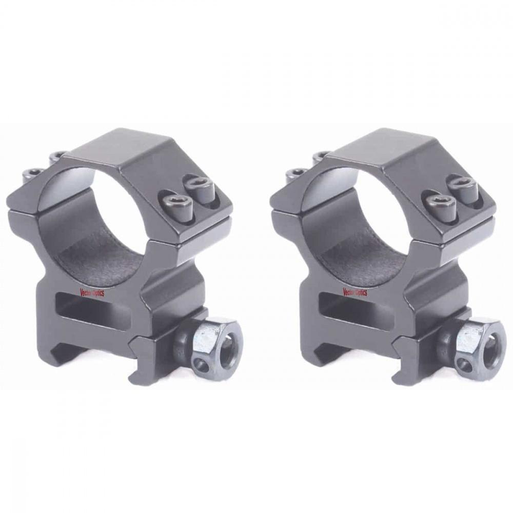 Vector Medium Mount Ringe - 26mm , Ø25 - 21mm - Game-On.no