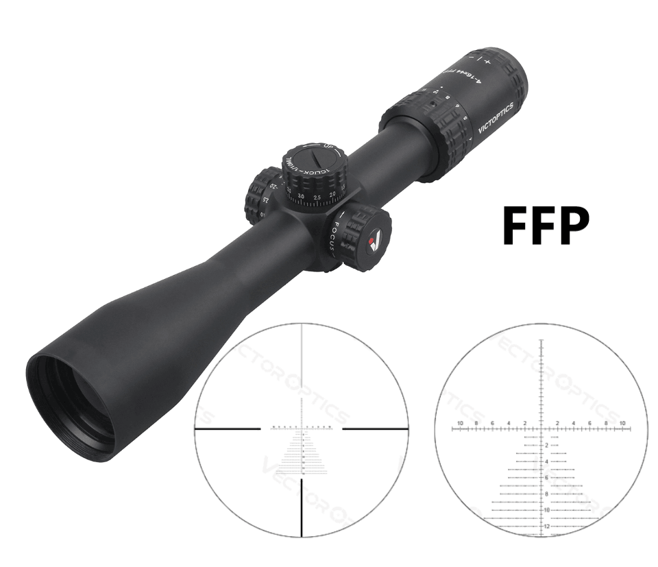 Vector Optics - S4 FFP kikarsikte 4-16x44mm - Game-On.no