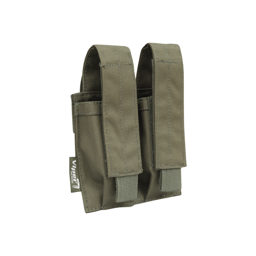 Viper - Double Magazine Pocket for Pistol - Green - Game-On.no