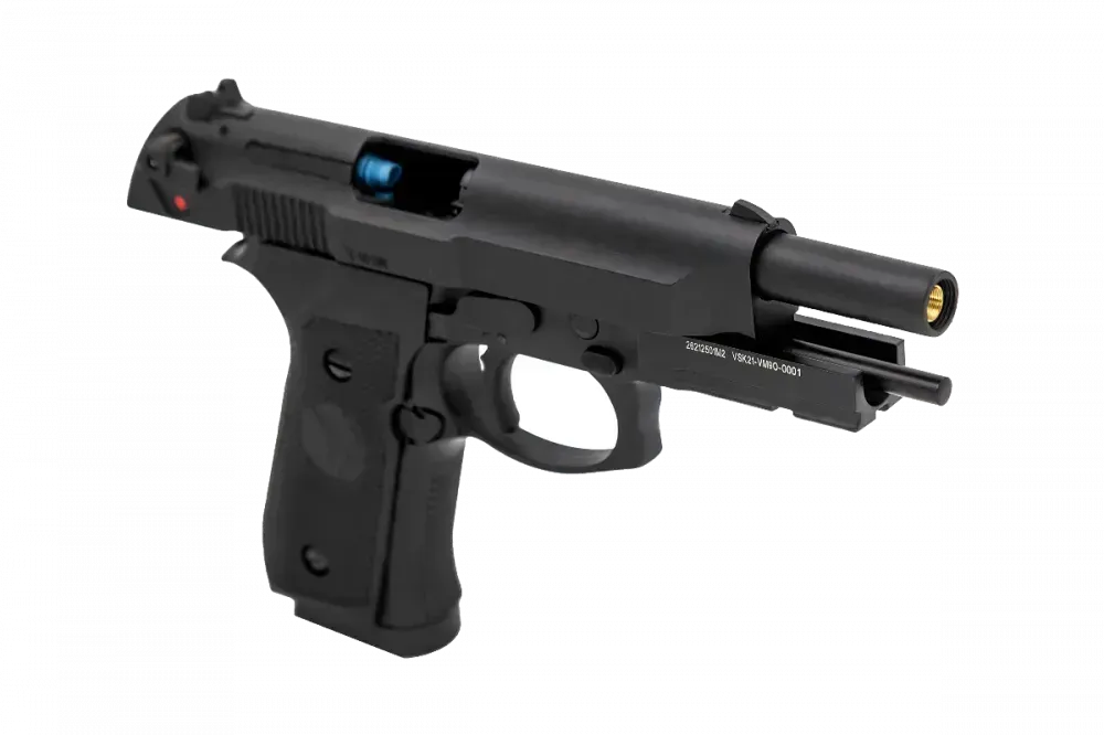 VM9 Osiris Gassdrevet Softgun Pistol - Svart - Game-On.no