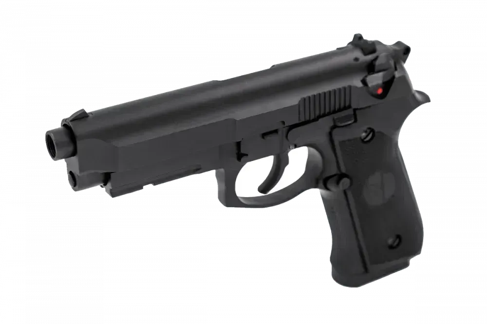 VM9 Osiris Gassdrevet Softgun Pistol - Svart - Game-On.no