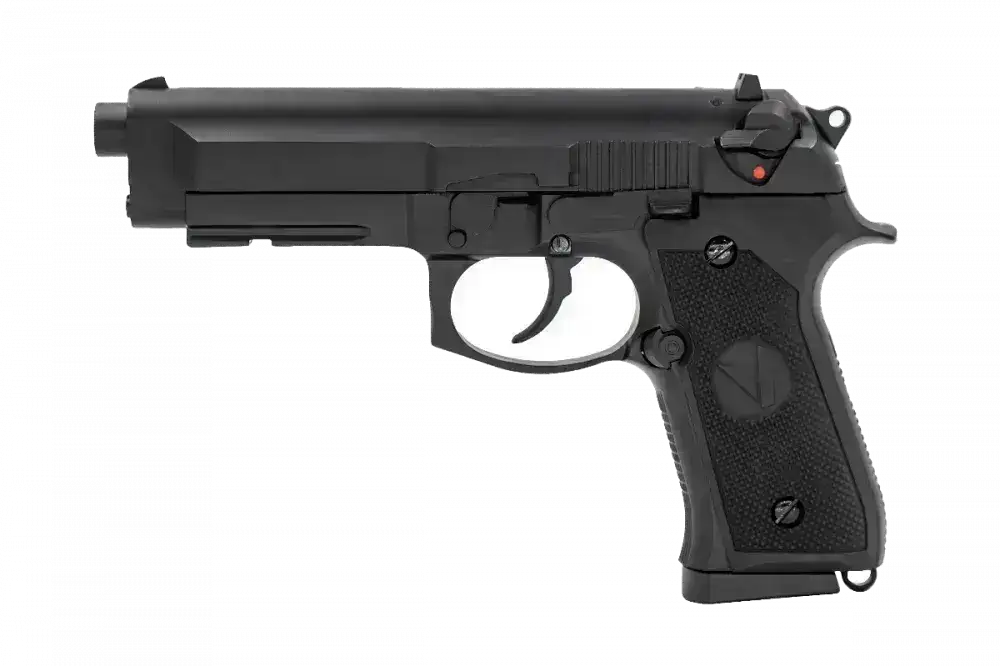VORSK VM9 Osiris – Gassdrevet Softgunpistol med Full-Auto (Sølv) - Game-On.no
