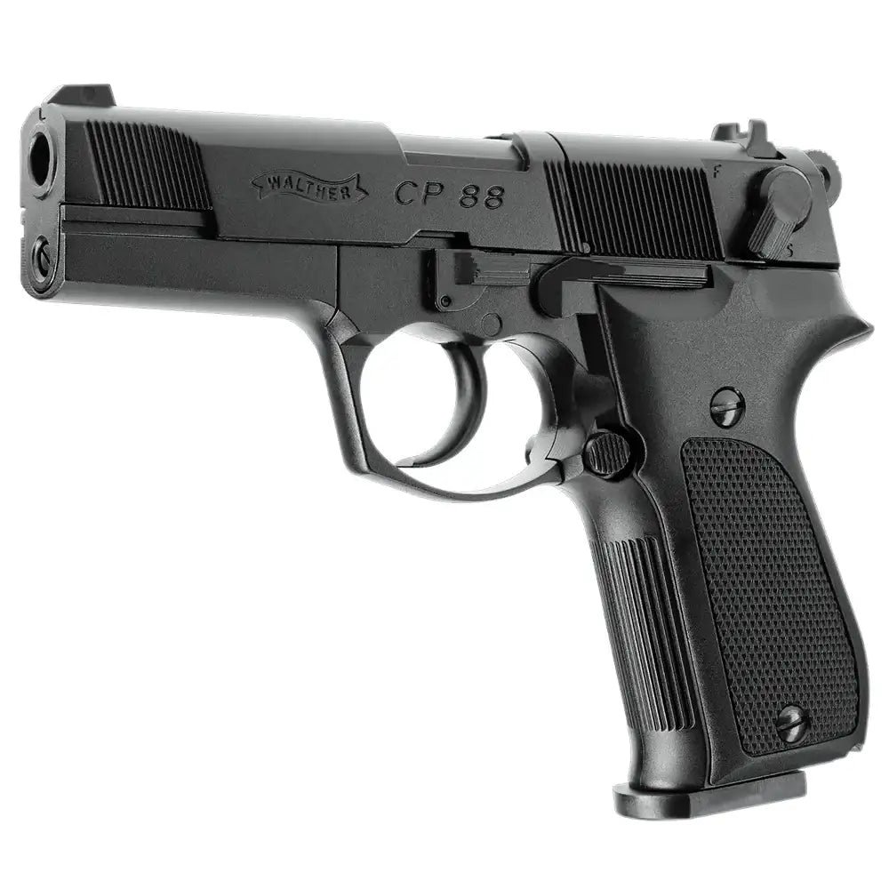 Walther CP88 Sort 4.5mm CO₂ – Presis og tung luftpistol - Game-On.no