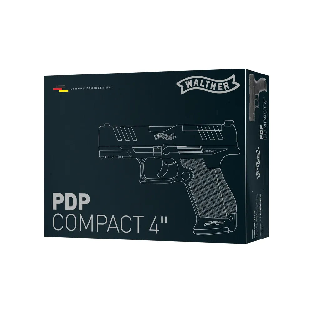 Walther - PDP Compact 4” - CO2 Drevet Luftpistol med Blowback - 4.5mm BB - Game-On.no