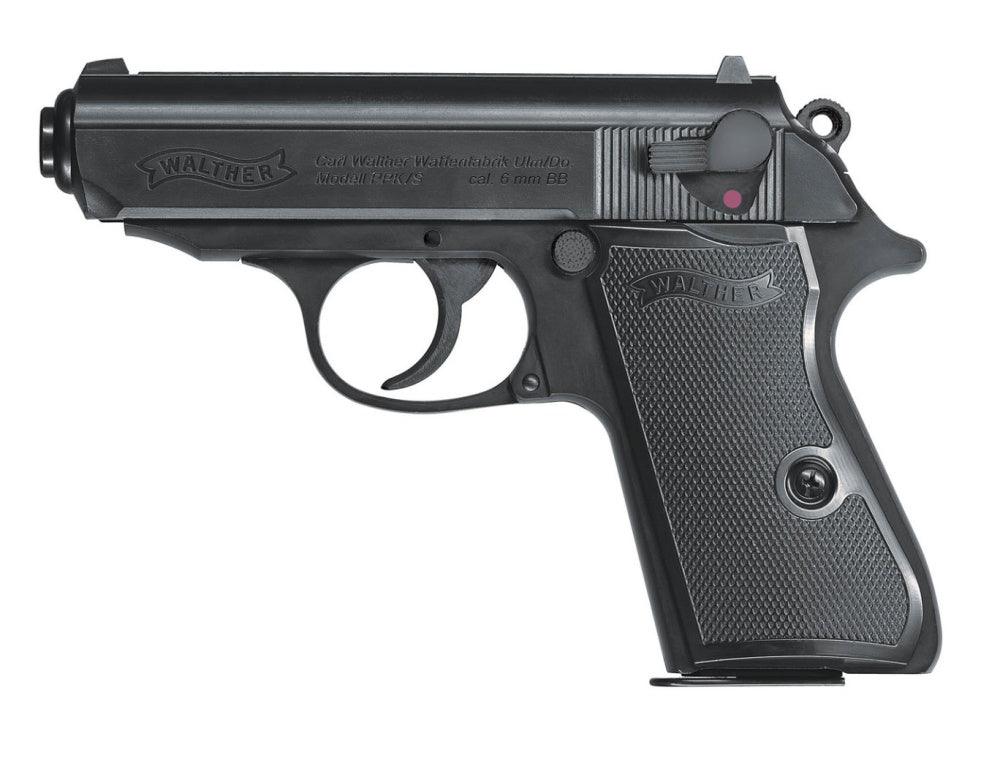 Walther PPK/S - Jousikäyttöinen pehmopistooli - Game-On.no