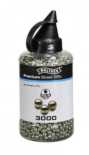 Walther Premium BB Steel Shots - 3000stk - Game-On.no