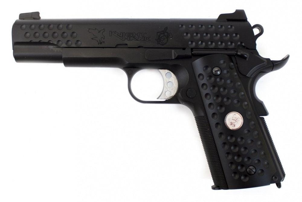 WE - 1911 KAC Knighthawk kaasukäyttöinen pehmopistooli - Musta - Game-On.com - Suomi