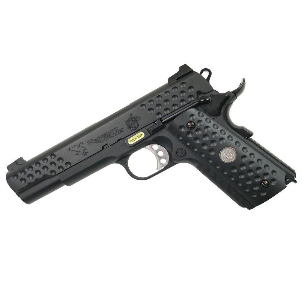 WE - 1911 KAC Knighthawk Gasbetriebene Softgun Pistole - Schwarz - Game-On.com