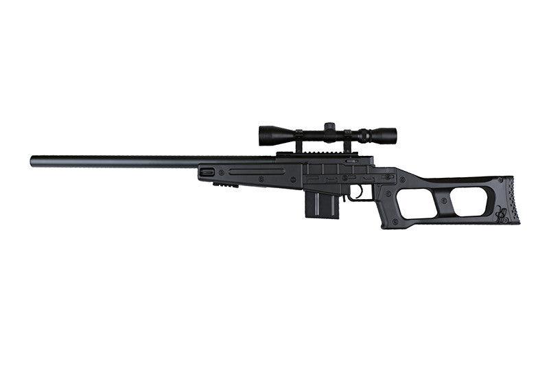 Well - MB4408C Spring Powered Airsoft Sniper with Scope - Answer - Game-On.no